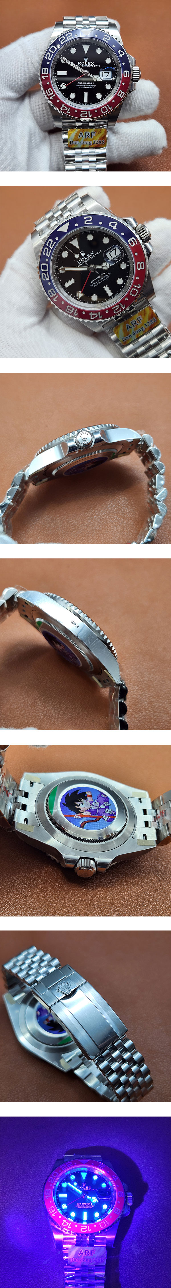 【ARF工場 3285搭載】 ロレックスコピーM126710BLRO-0002 GMTマスター Ⅱ 40mm 抜群腕時計